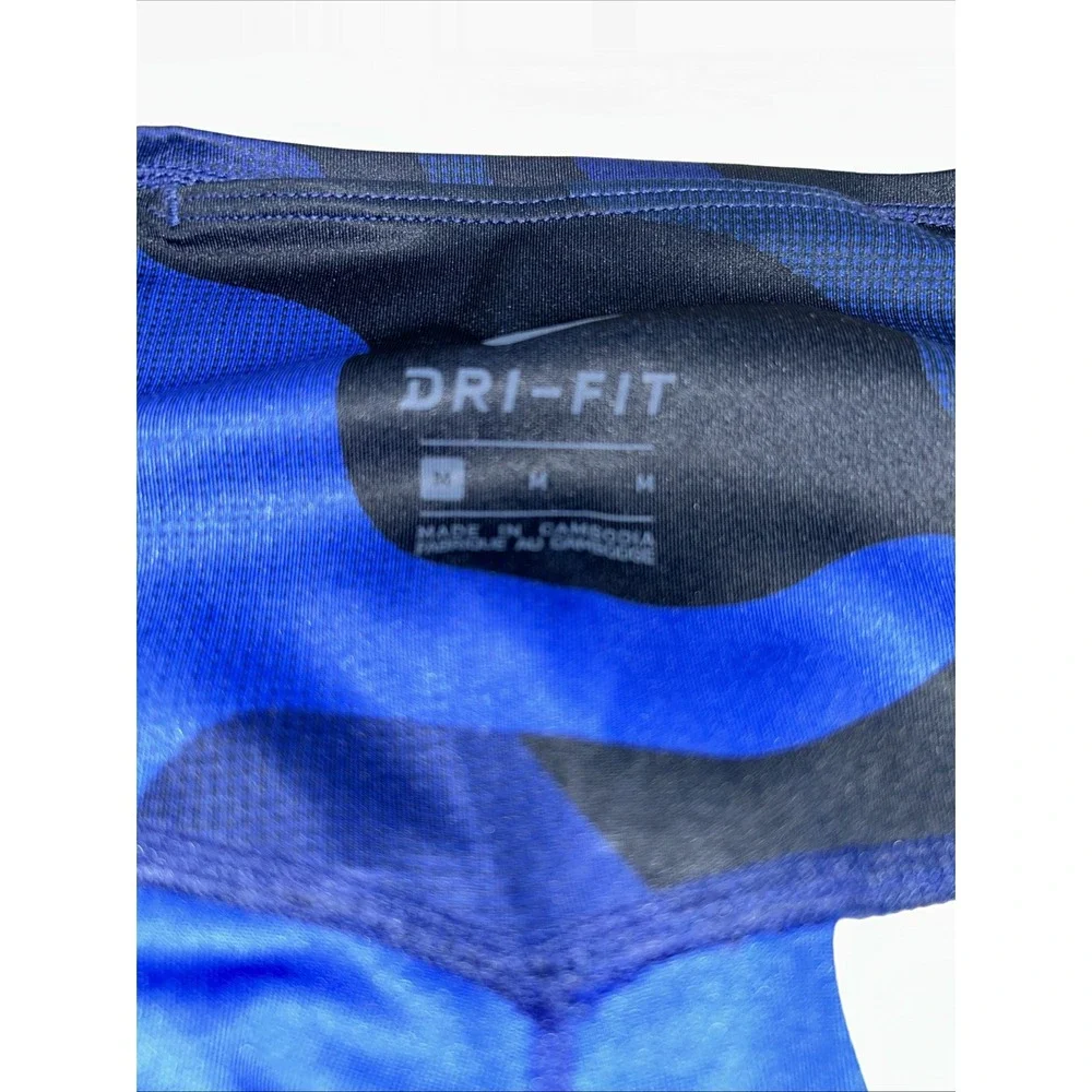 Nike Team‎ USA Women's Medium Leggings, Blue And Black Camo, Dri Fit